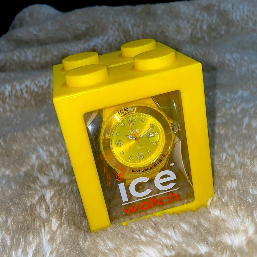 Brand New Yellow Ice Watch